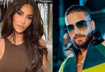 Kim Kardashian y Maluma llegan juntos a exclusiva fiesta