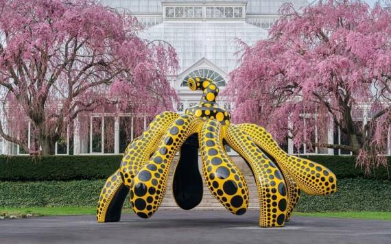 Cosmic Nature, expo de Yayoi Kusama: Jardín botánico de Nueva York