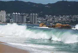 Mar de Fondo afecta las costas del Pac&iacute;fico mexicano