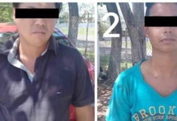 Logran capturar en la colonia Tamulte a dos sujetos que podrían estar involucrados en una serie de atracos a comercio