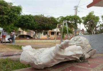 Muere niña aplastada por figura de Sagrado Corazón