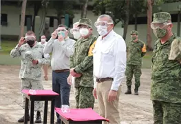 Presencia Gobernador de Tabasco destrucci&oacute;n de armas de fuego