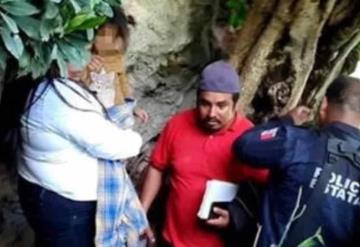 Hallan en cueva de la Sierra Sur de Oaxaca a niña de dos años desaparecida