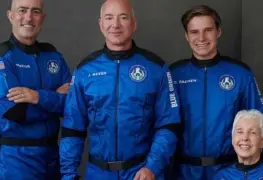 Blue Origin lanza a CEO, Jeff Bezos, al espacio