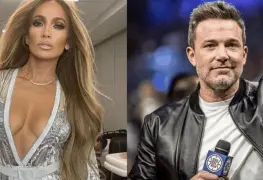 Captan a Jennifer López y Ben Affleck sin cubrebocas, en público