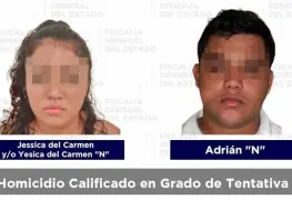 Asegura FGE a dos sujetos por tentativa de homicidio