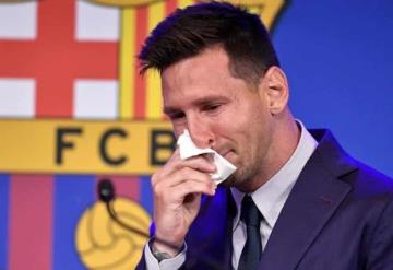 Entre lágrimas, Lionel Messi se despide del Barcelona