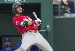 Guty Ruiz debutó con un imparable en Doble A