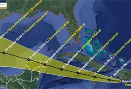 Emiten alerta azul en Quintana Roo por depresi&oacute;n tropical Grace