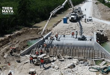 El Tren Maya avanza en actividades de terracería en los cuatro primeros tramos