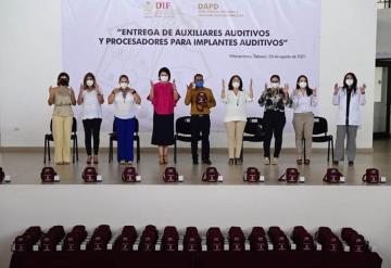 Entrega DIF 432 equipos auditivos por 2.5 mdp