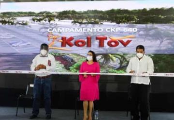 Inauguran campamento de alimentación y hospedaje en Paraíso