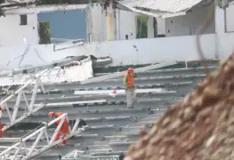 Un avance superior del 30 por ciento, es el que se tiene en la demolición del Parque Centenario del 27 de Febrero