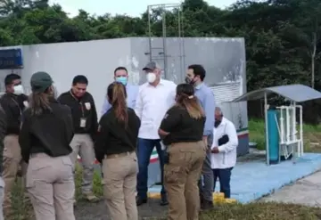 Ken Salazar embajador de estados unidos en México visito el puerto fronterizo con Guatemala