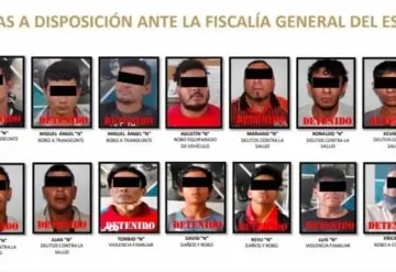 Reporta SPCC 29 detenidos y 4 unidades recuperadas, en una semana