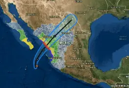 Decretan alerta amarilla en Sinaloa por acercamiento del huracán Pamela