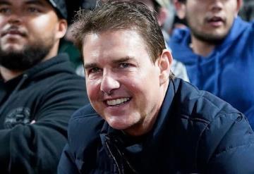 ¡Tom Cruise esta irreconocible! El actor apareció una vez más en el juego de los Dodgers