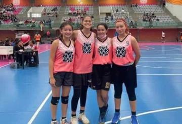 Tercias tabasqueñas de basquetbol destacaron en el Campeonato Nacional 2021 efectuado en la Ciudad de México