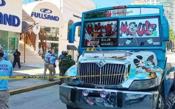 Ataque a transportes públicos en Acapulco deja cuatro heridos entre ellos un menor