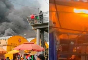 Diez locales fueron consumidos tras incendio del ´Mercado de Sonora´ en CDMX