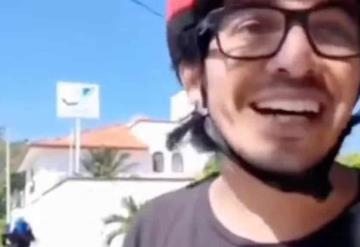 VIDEO: transitos detienen a ciclista por exceso de velocidad