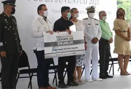 El gobierno de Tabasco reconoci&oacute; a los mejores atletas tabasque&ntilde;os con el Premio Estatal del Deporte 2021