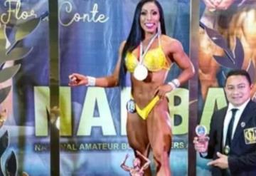 La tabasqueña Karla Ruiz obtuvo el tercer lugar en Campeonato Latinoamericano 2021 de fisicoculturismo