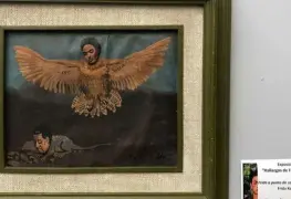 Óleos expuestos en galería de la Anáhuac ´no fueron pintados por Frida Kahlo´