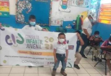 Estudiantes participaron en Consulta Infantil 2021