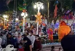 Se ilumina Tacotalpa para recibir la Navidad