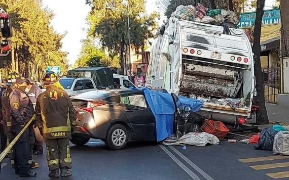 Conductor ebrio arrolla a joven recolector de basura