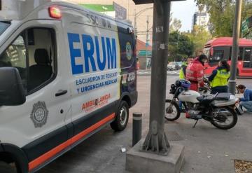 Paramédicos de ambulancia particular abandonan a motociclista lesionado