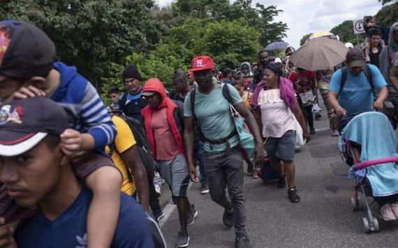 Primera caravana de migrantes del año