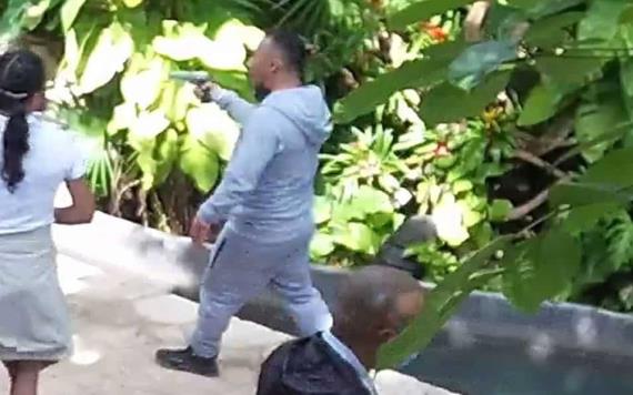 Lesionan a turistas en balacera en hotel Xcaret