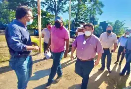 Autoridades del Ayuntamiento de Macuspana supervisan la rehabilitación integral del cárcamo de circunvalación