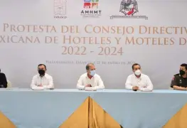 Realizan toma de protesta del consejo directivo de la Asociación Mexicana de Hoteles y Moteles de Tabasco (AMHyM)