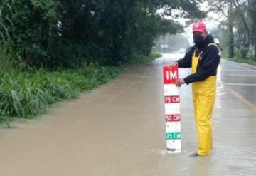 Mantienen alerta en Teapa por frente frío 28