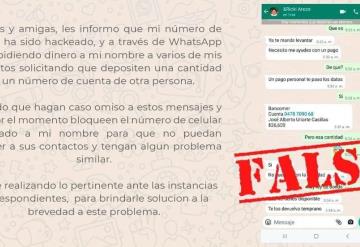 Alcalde de Tacotalpa denuncia hackeo de su WhatsApp