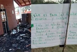 Tras reprobar alumnos queman escuela en Paraguay