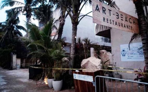 Asesinan a dos hombres en restaurante de Tulum