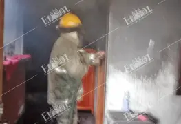 Se registró un incendio en el fraccionamiento la Isla, colonia Miguel Hidalgo