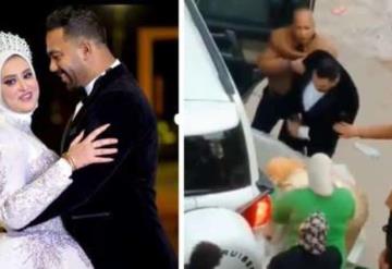 Video: Sujeto agrede a su novia el día de la boda