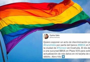 Mujer transgénero acusa de discriminación a un banco en Torreón