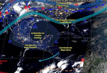 Se preveén cielos parcialmente despejados con bajo potencial de lloviznas