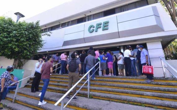 Afirman tabasqueños que recibos de CFE llegan más baratos