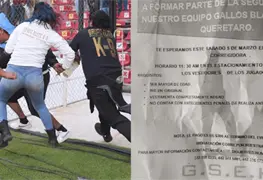 Por 300 pesos, empresa de seguridad contrat&oacute; a improvisados para el Quer&eacute;taro vs Atlas
