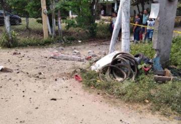 Tres personas mueren tras perder el control de su motocicleta en Cárdenas