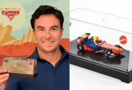 Sergio Pérez es homenajeado por Disney y Mattel con personaje de ´Cars´