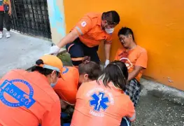 Balean a transeúnte en Bosque de Saloya