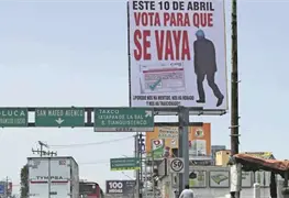 Aparecen anuncios en algunas ciudades contra del Presidente de M&eacute;xico
